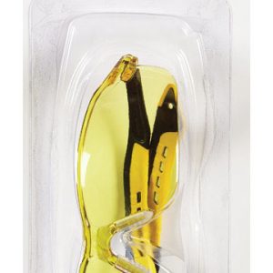 3M Safety Glasses Amber Lens Black/Yellow Frame 1 pc