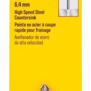 Irwin 1/4 in. D High Speed Steel Countersink 1 pc