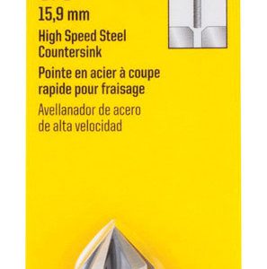 Irwin 5/8 in. D High Speed Steel Countersink 1 pc