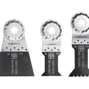 Fein StarlockPlus 1-3/8   1-3/4   2-9/16 in. X 3.8 in. L Bi-Metal E-Cut Saw Blade Set 3 pk