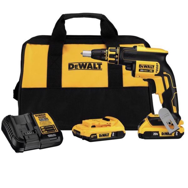 DEWALT 20V MAX XR 20 V Brushless Cordless Drywall Screw Gun Kit