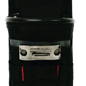 McGuire-Nicholas 4 in. W Polyester Tool Sleeve 3 pocket Black 1 pc