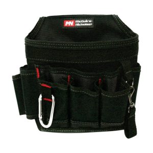 McGuire-Nicholas 8 in. W X 8 in. H Polyester Tool Pouch 7 pocket Black 1 pc