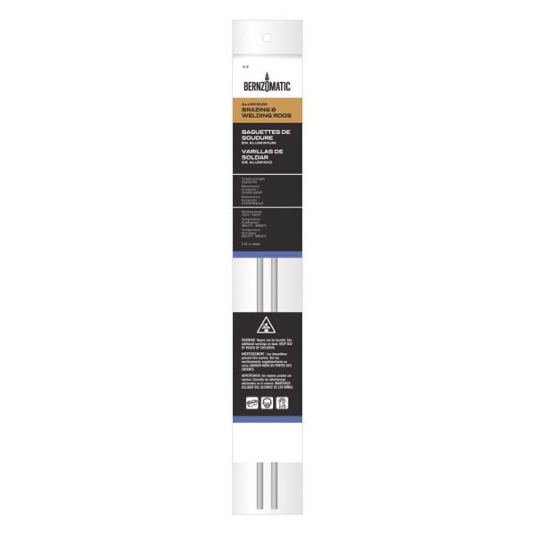 Bernzomatic 1/5 in. D X 12 in. L Aluminum Welding Rods 2 pk