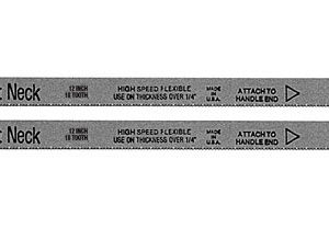 Great Neck 12 in. Bi-Metal Hacksaw Blade 18 TPI 2 pk