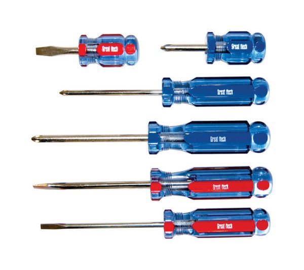 Great Neck 6 pc Multi-Bit Screwdriver Set