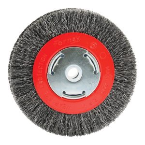 Forney 6 in. Crimped Wire Wheel Brush Metal 6000 rpm 1 pc