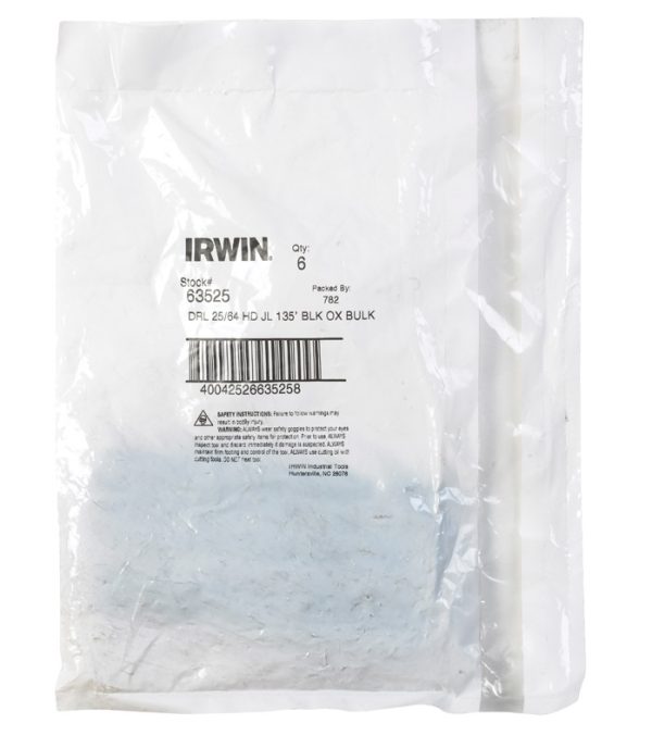 Irwin 25/64 in. X 5-1/8 in. L High Speed Steel Drill Bit 1 pc