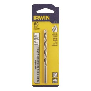 Irwin #8 X 3-5/8 in. L High Speed Steel Wire Gauge Bit 1 pc