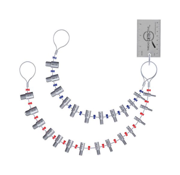 Thread Detective Thread Identifier / Thread Checker 20-1/2 in. L X 2 in. W Thread Gauge
