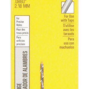 Irwin #44 X 2-1/8 in. L High Speed Steel Wire Gauge Bit 1 pc