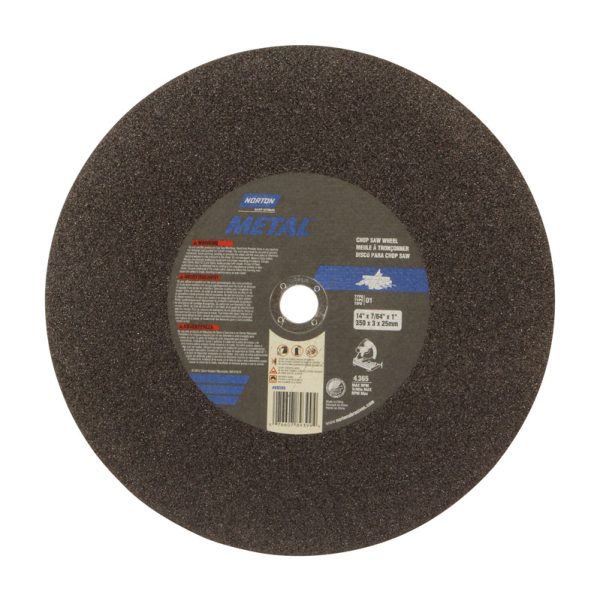 Norton 14 in. D X 1 in. Aluminum Oxide Chop Saw Wheel 1 pc