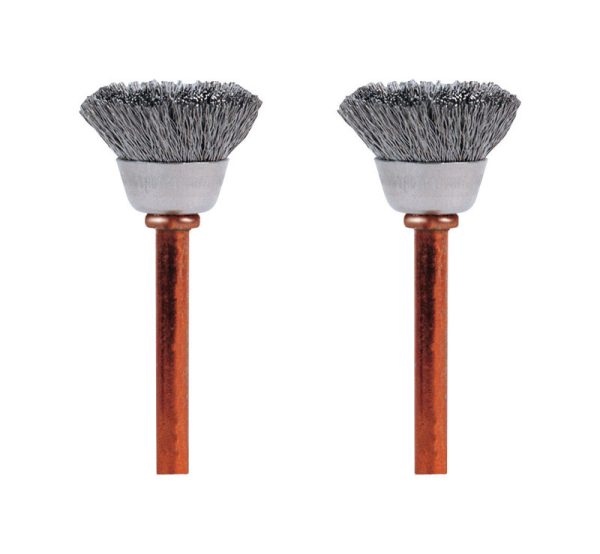 Dremel 1/2 in. X 1.75 in. L Stainless Steel Brush 2 pk