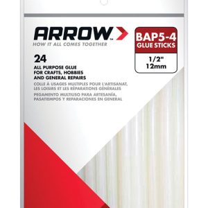Arrow 0.5 in. D X 4 in. L All Purpose Glue Sticks Clear 24 pk