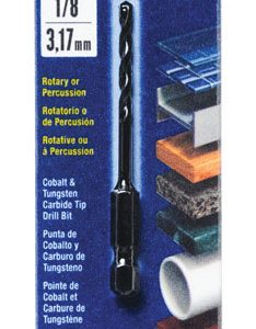 ARTU 1/8 in. X 2-7/8 in. L Tungsten Carbide Tipped Drill Bit 1 pc