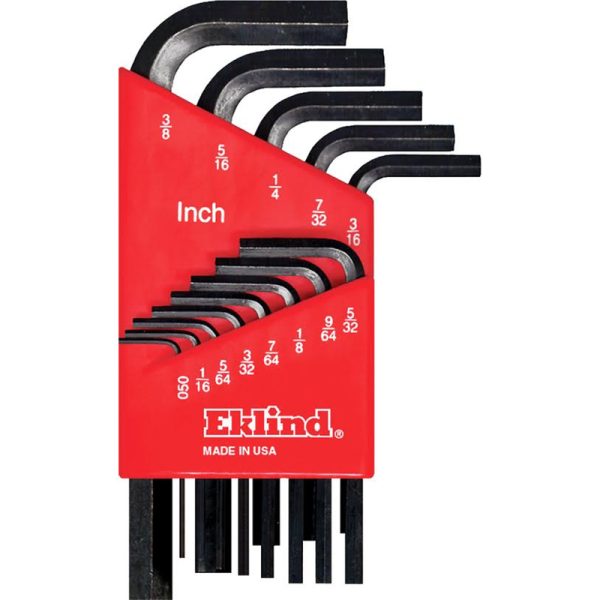 Eklind Hex-L Assorted SAE Short Arm Hex L-Key Set 13 pc