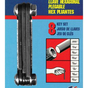 Eklind SAE Fold-Up Hex Key Set 8 pc