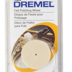 Dremel 1 in. X 1 in. L Felt Cloth Polishing Wheel 1 pk