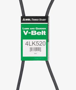 Mitsuboshi Super KB 4LK520 V-Belt 0.5 in. W X 52 in. L For Riding Mowers