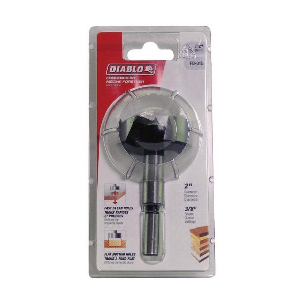 Diablo 2 in. X 3-1/2 in. L High Speed Steel Forstner Drill Bit 1 pc