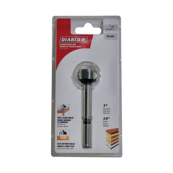 Diablo 1 in. X 3-1/2 in. L High Speed Steel Forstner Drill Bit 1 pc