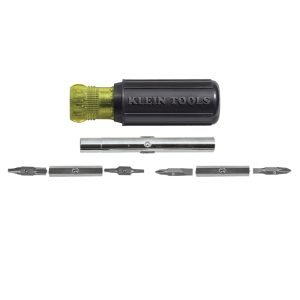 Klein Tools 1 pc Nut 15-in-1 Multi-Bit Ratchet Screwdriver 8.71 in.
