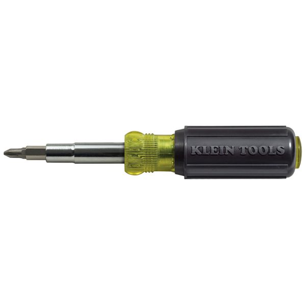 Klein Tools 1 pc 11-in-1 Screwdriver/Nut Driver 7.25 in.