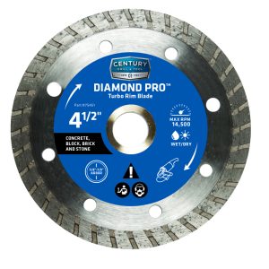Century Drill & Tool 4-1/2 in. D Diamond Turbo Diamond Saw Blade