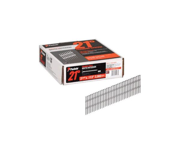 Paslode 2-3/8 in. 18 Ga. Angled Strip Brite Framing Nails 21 deg 2,000 pk