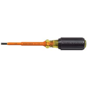 Klein Tools 3/16 in. X 4 in. L Slotted Cabinet Insulated Screwdriver 1 pc