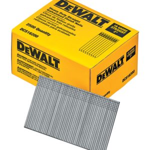 DEWALT 2 in. 16 Ga. Straight Strip Galvanized Finish Nails 20 deg 2,500 pk