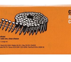 Bostitch 1 in. 14 Ga. Angled Coil Galvanized Roofing Nails 15 deg 7200 pk