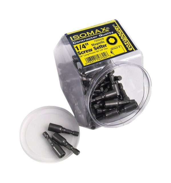 Eazypower Isomax 1/4 in. X 1-5/8 in. L Nut Setter Power Bit Steel 50 pc