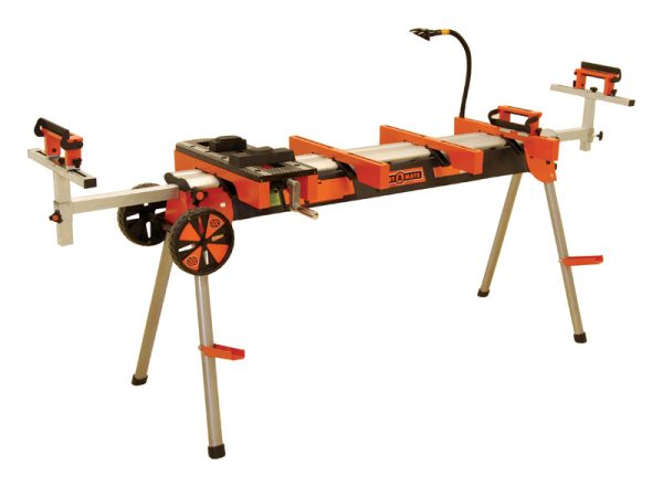 Bora Portamate Steel 116 in. L X 33 in. H X 11 in. W Miter Saw Stand Orange 1 pc