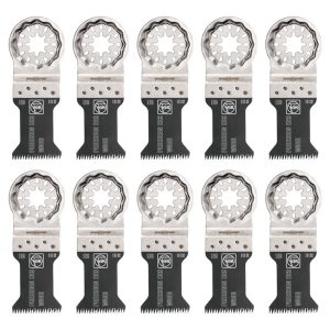 Fein Starlock 1-3/8 in. X 2 in. L Steel Japanese Tooth E-Cut Saw Blade Set 10 pk