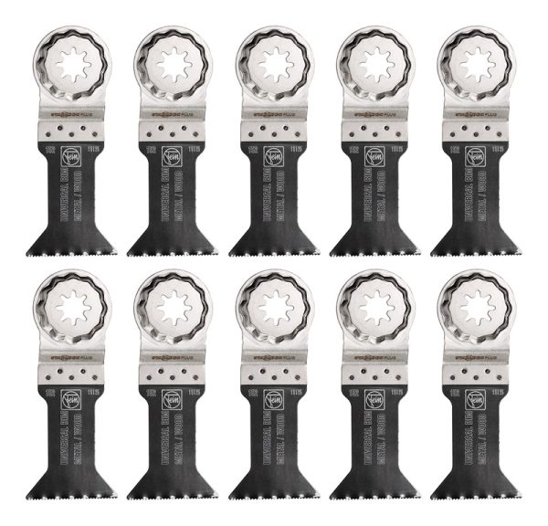Fein StarlockPlus 1-3/4 in. X 2 in. L Bi-Metal Saw Blade Set 10 pk