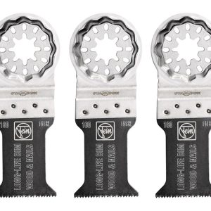 Fein Starlock 1-3/8 in. X 2 in. L Bi-Metal Saw Blade Set 3 pk
