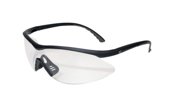 Edge Eyewear Banraj Safety Glasses Clear Lens Black Frame 1 pc