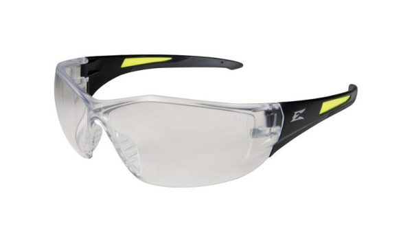 Edge Eyewear Delano G2 Safety Glasses Clear Lens Black Frame 1 pc