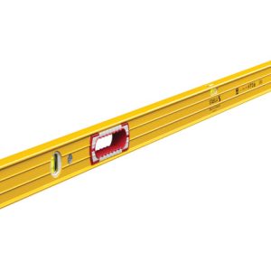 Stabila 78 in. Aluminum Type 196 Heavy Duty Level 3 vial