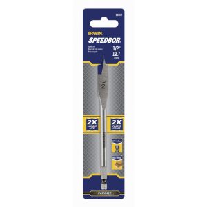 Irwin Speedbor 1/2 in. X 6 in. L Carbon Steel Wood Boring Bit 1 pc