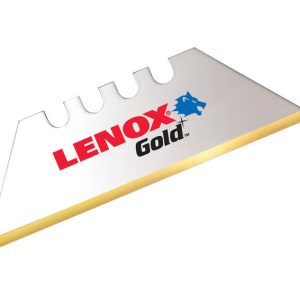 Lenox Gold High Speed Steel 4 Notch Utility Blade 2.5 in. L 5 pk