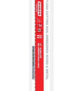 Diablo 12 in. Bi-Metal Reciprocating Saw Blade 10/14 TPI 5 pk