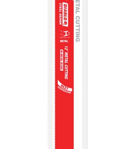 Diablo 12 in. Bi-Metal Dual Tooth Reciprocating Saw Blade 14/18 TPI 5 pk