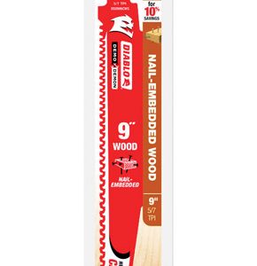 Diablo Demo Demon 9 in. Carbide Reciprocating Saw Blade 5/7 TPI 3 pk