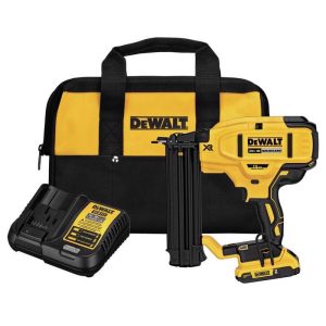 DEWALT 20V MAX XR 18 Ga. Cordless Brad Nailer 20 V