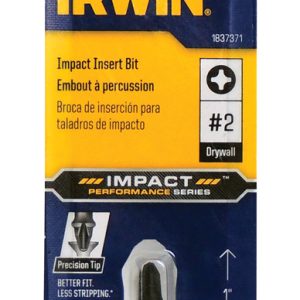 Irwin Impact Performance Phillips #2 X 1 in. L Drywall Insert Bit Steel 1 pc