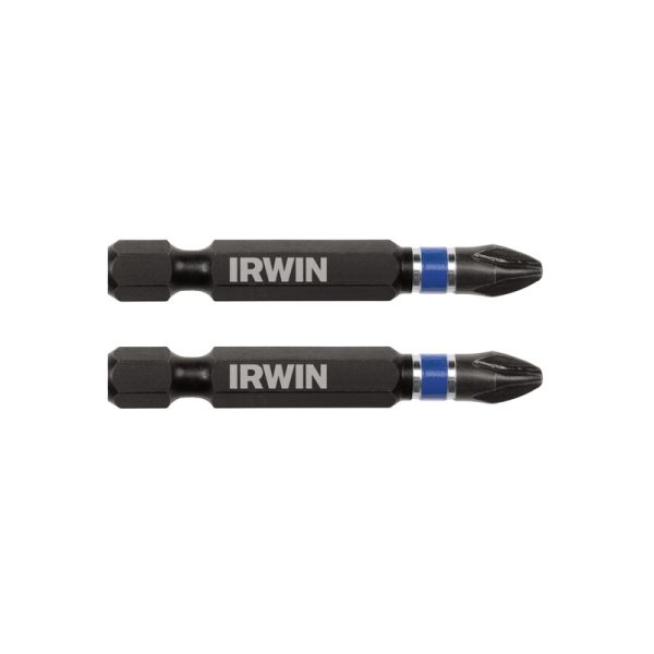 Irwin Impact Performance Series Phillips #2 X 2 in. L Power Bit Steel 2 pc