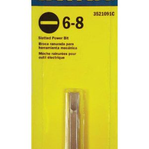 Irwin Slotted #6-8 X 1-15/16 in. L Power Bit S2 Tool Steel 1 pc