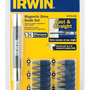 Irwin Drive Guide Bit Set Carbon Steel 13 pk